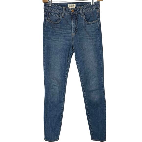 L’AGENCE Margot High Rise Skinny Jeans size 25 - Picture 6 of 7